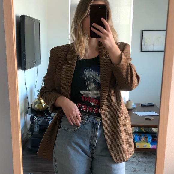 Vintage Jackets & Blazers - STUNNING Vintage Armani Oversized Blazer